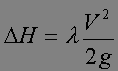 minor head losse formula